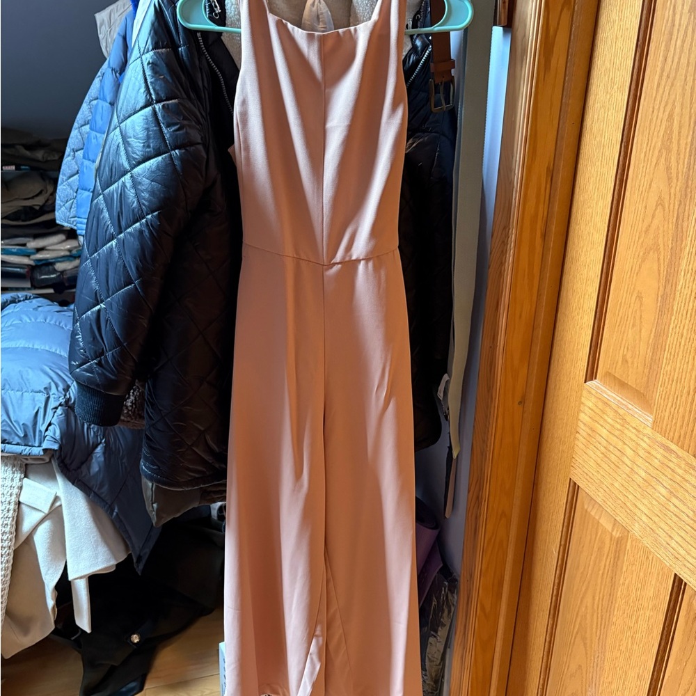 Elegant creme/tan Jumpsuit